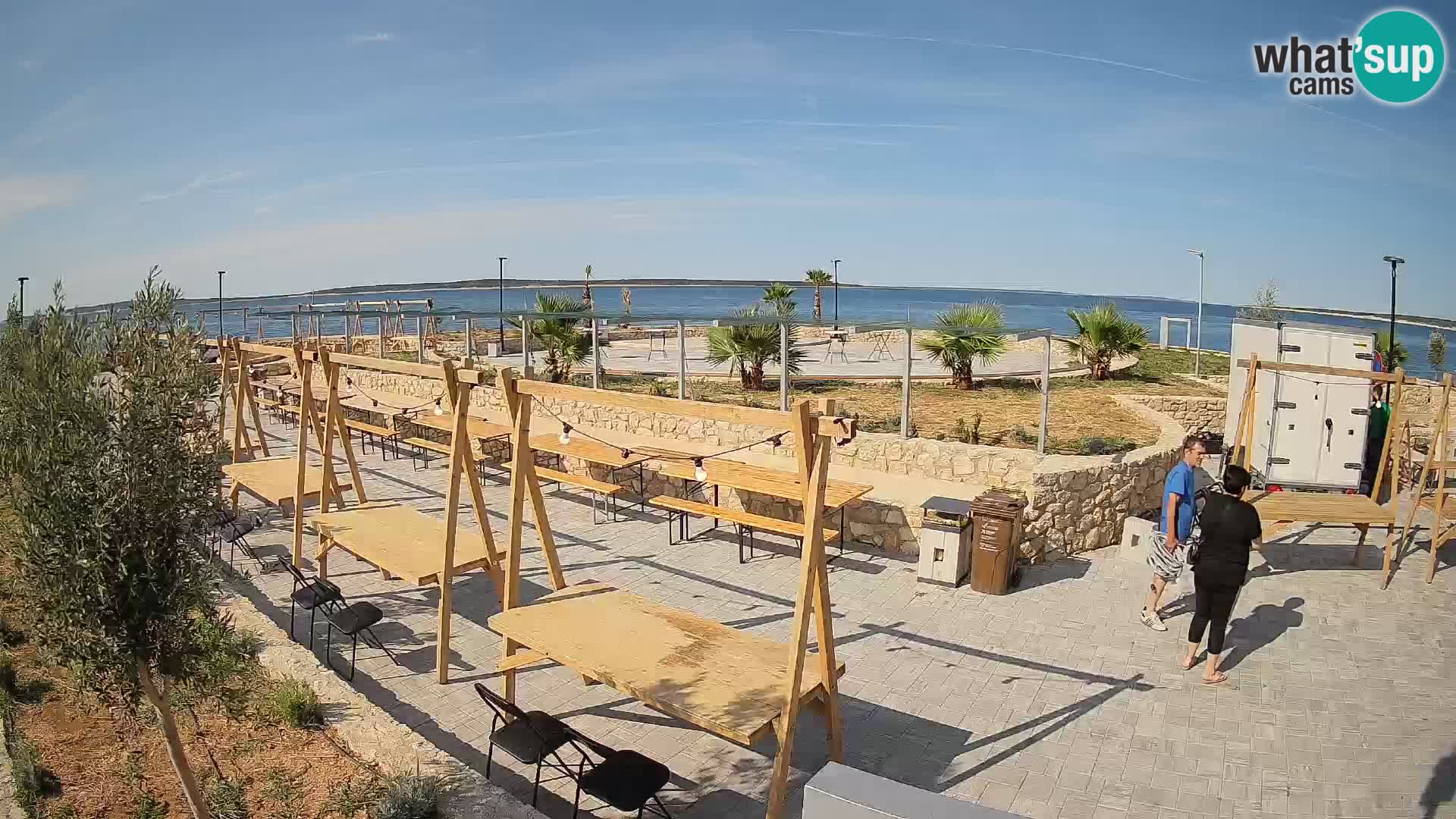 Webcam Mandre – Scène estivale Velika điga | Île de Pag