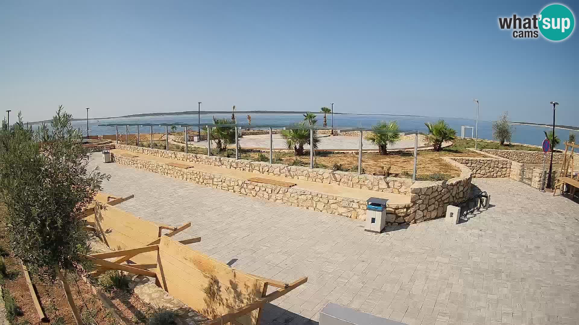Webcam Mandre – Escenario de verano Velika điga | Isla de Pag