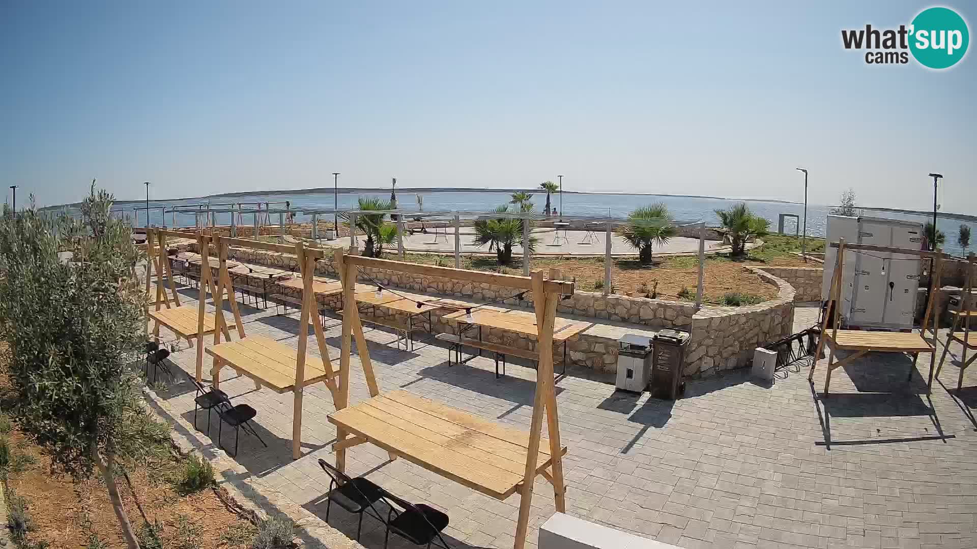 Webcam Mandre – Scène estivale Velika điga | Île de Pag