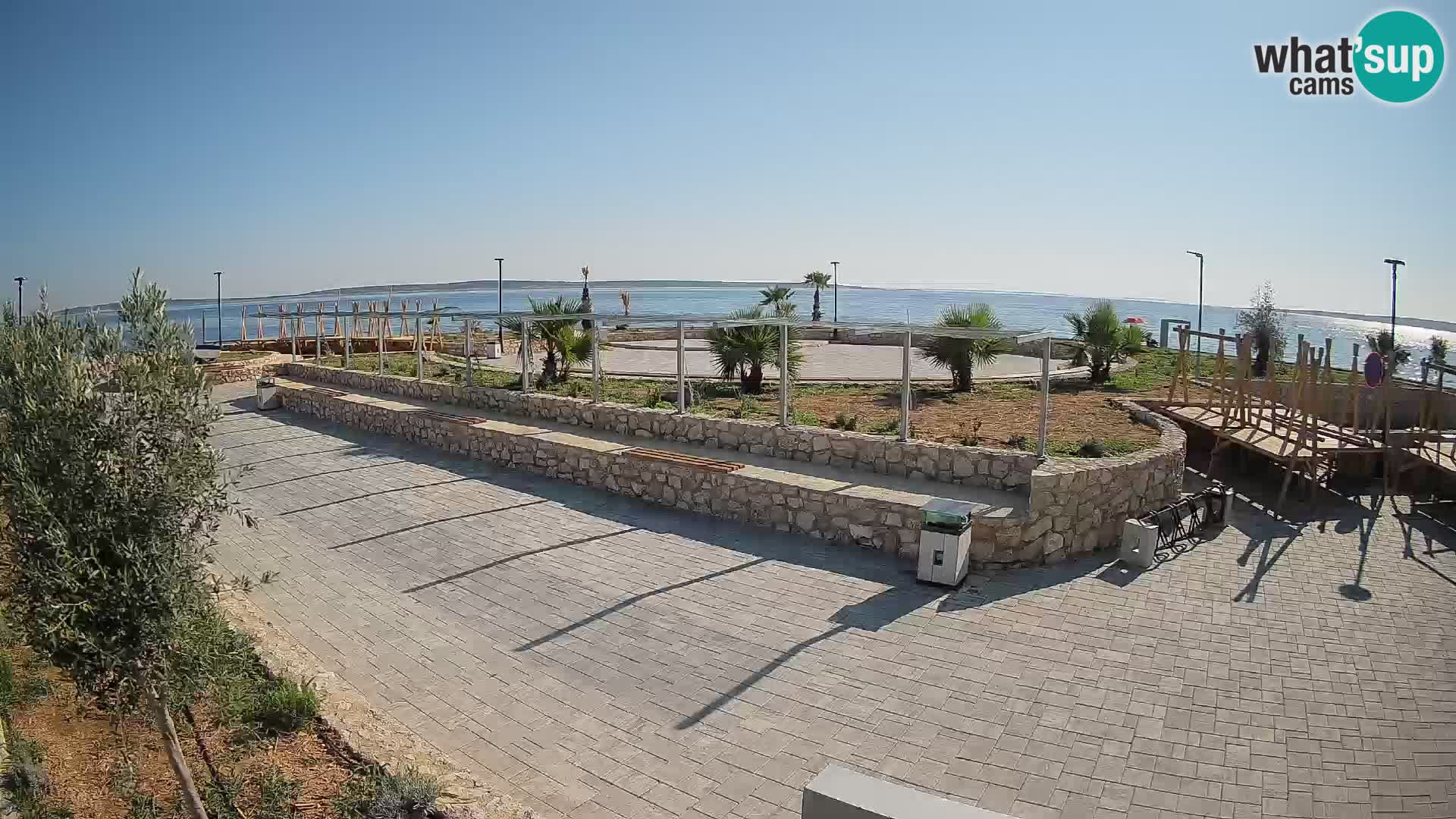 Webcam Mandre – Scène estivale Velika điga | Île de Pag