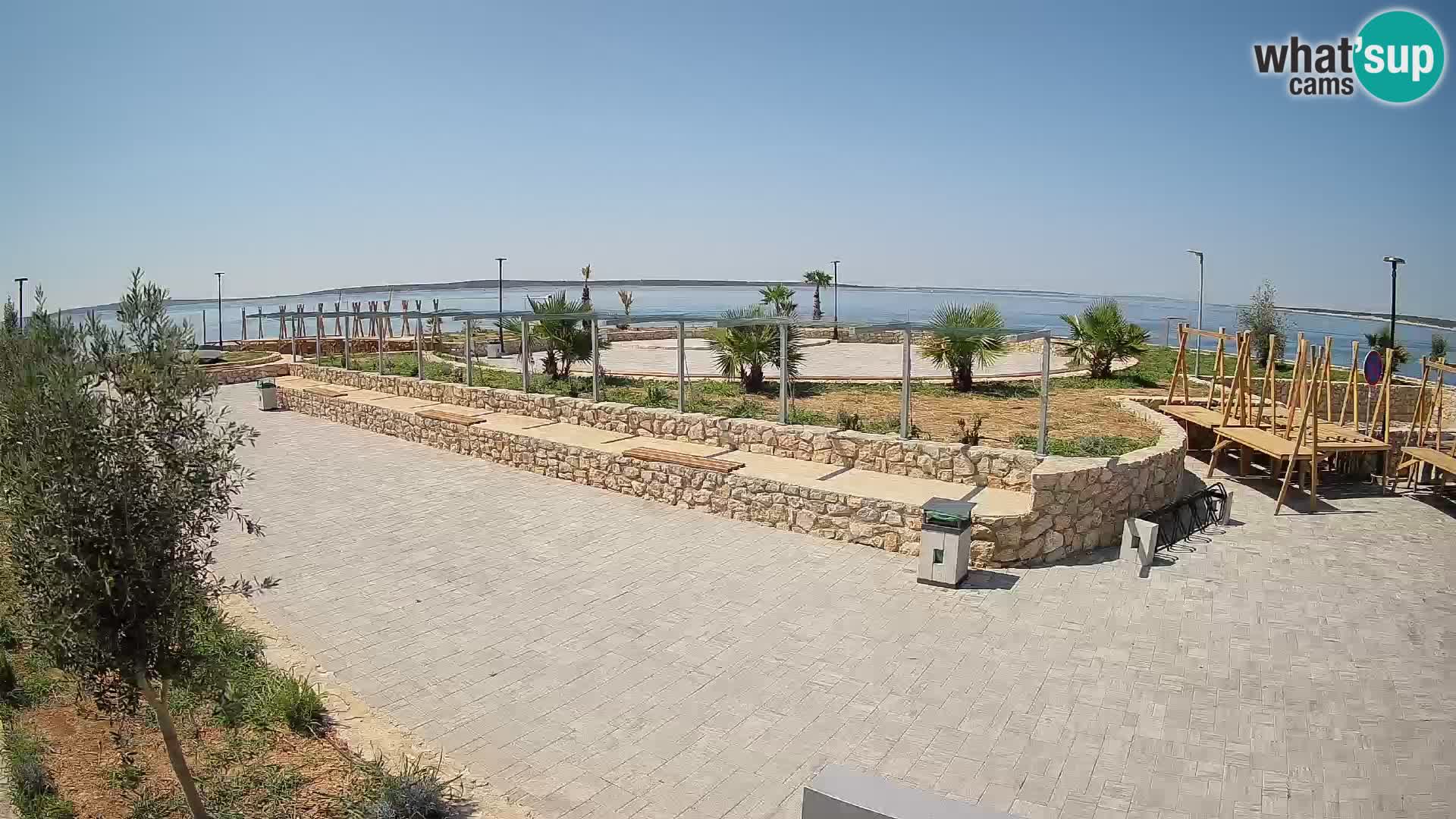 Webcam Mandre – Scène estivale Velika điga | Île de Pag