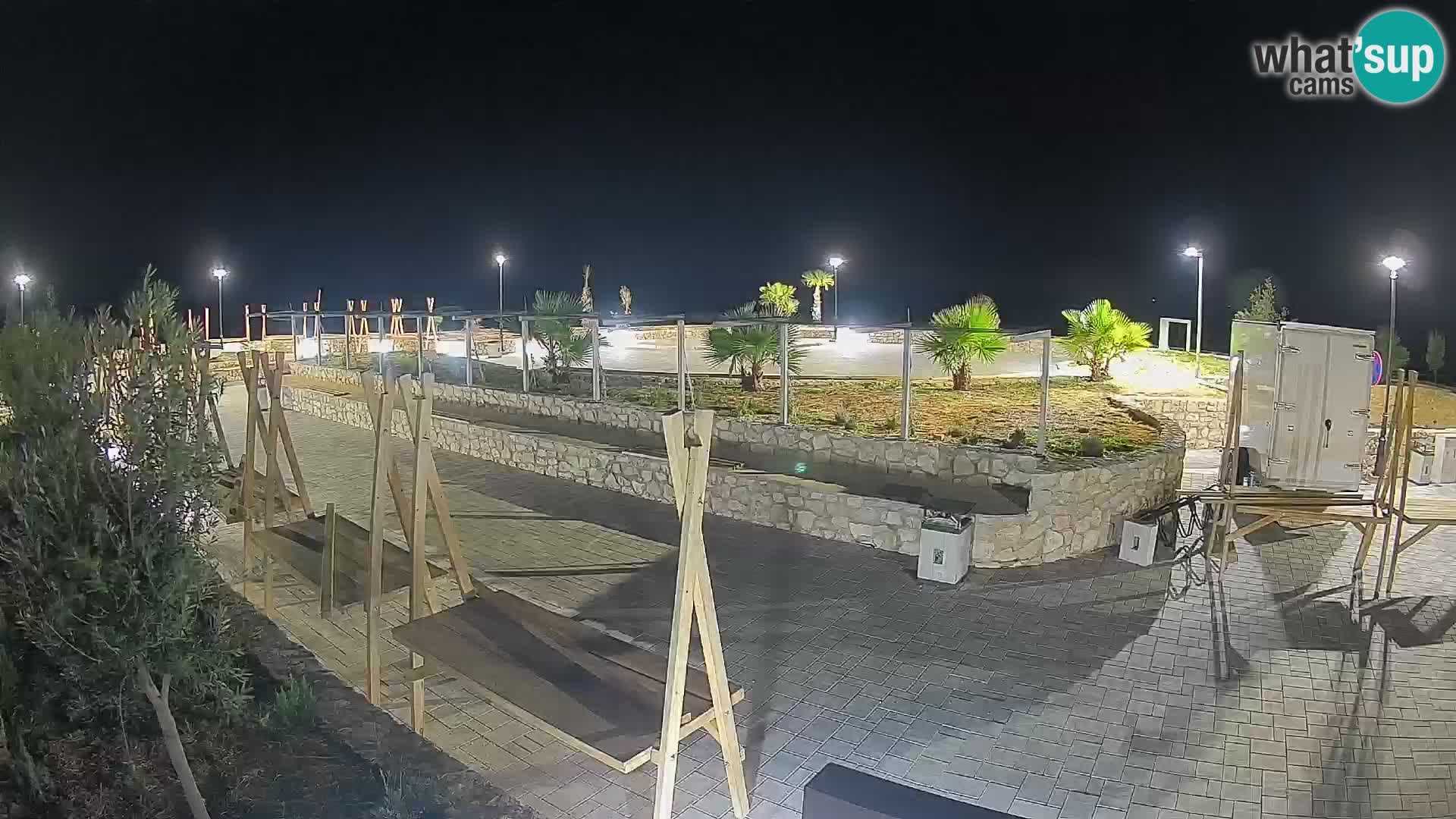 Webcam Mandre – Scène estivale Velika điga | Île de Pag