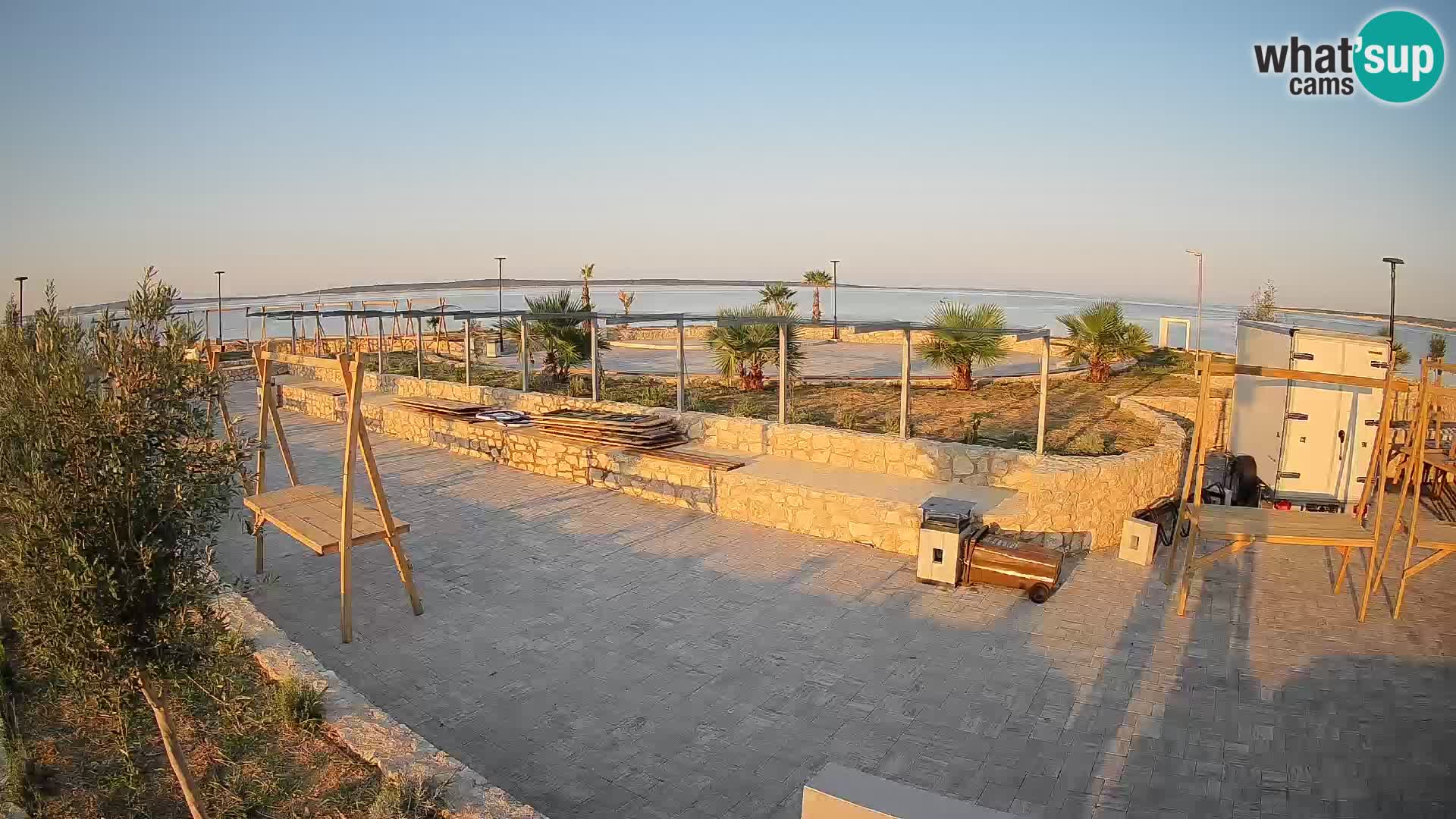 Webcam Mandre – Palco estivo Velika điga | Isola di Pag
