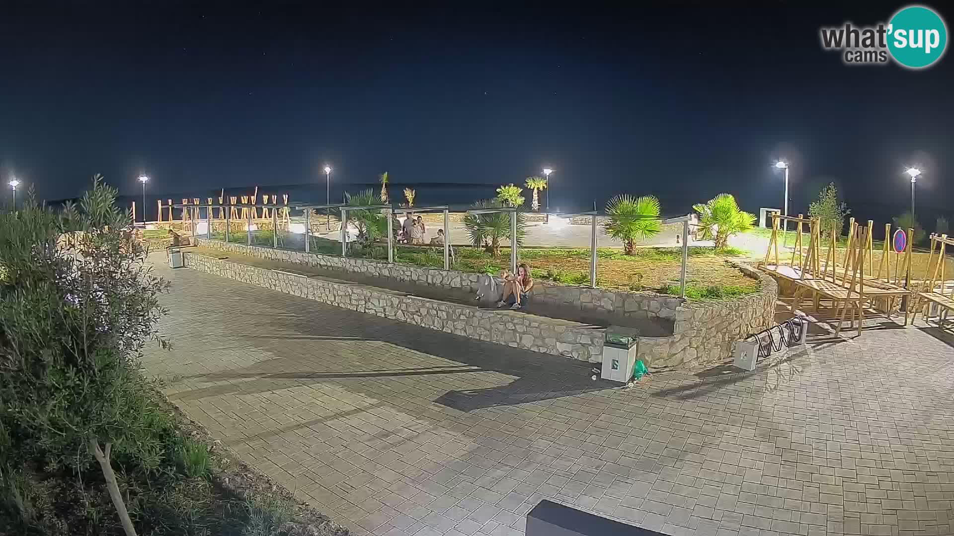 Webcam Mandre – Scène estivale Velika điga | Île de Pag