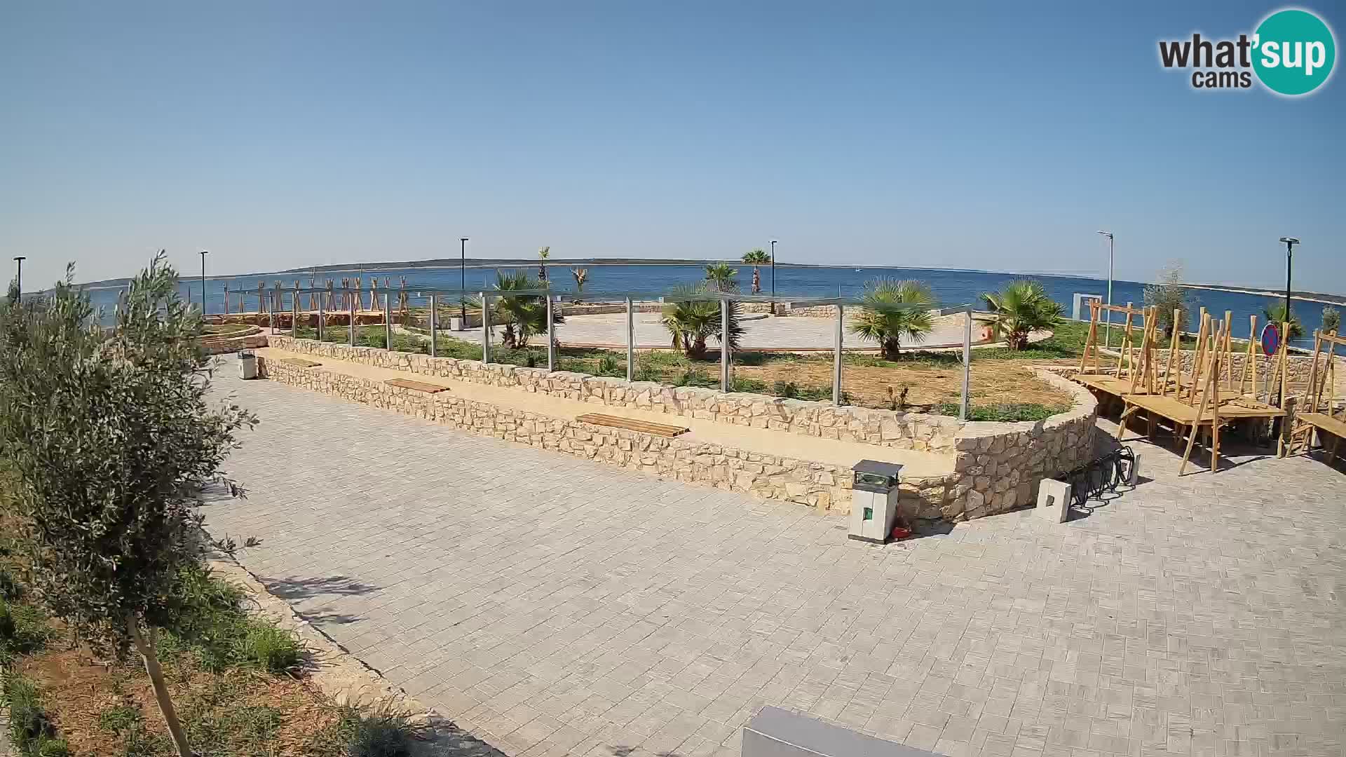 Mandre Summer Stage Webcam – Velika điga | Pag Island