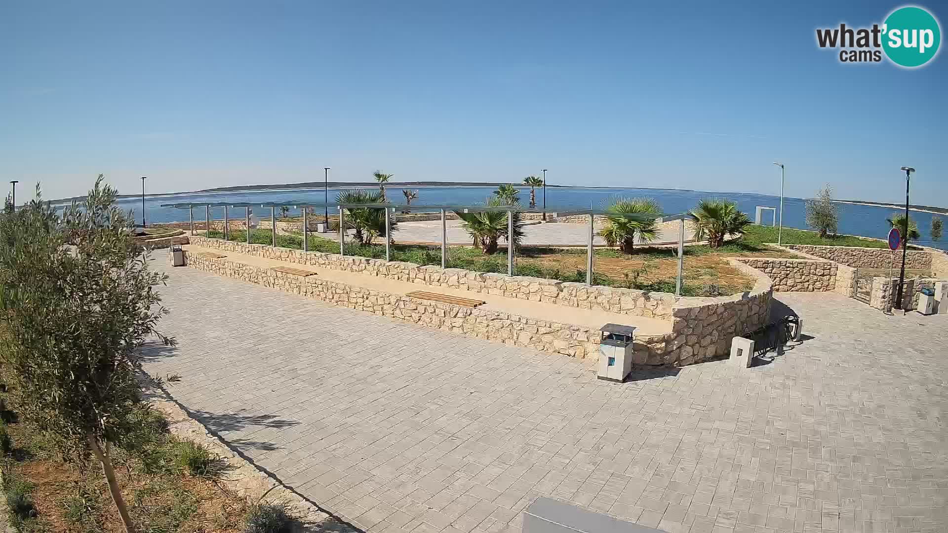 Webcam Mandre – Palco estivo Velika điga | Isola di Pag