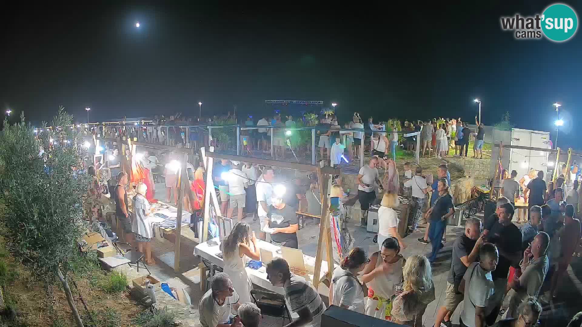 Webcam Mandre – Escenario de verano Velika điga | Isla de Pag