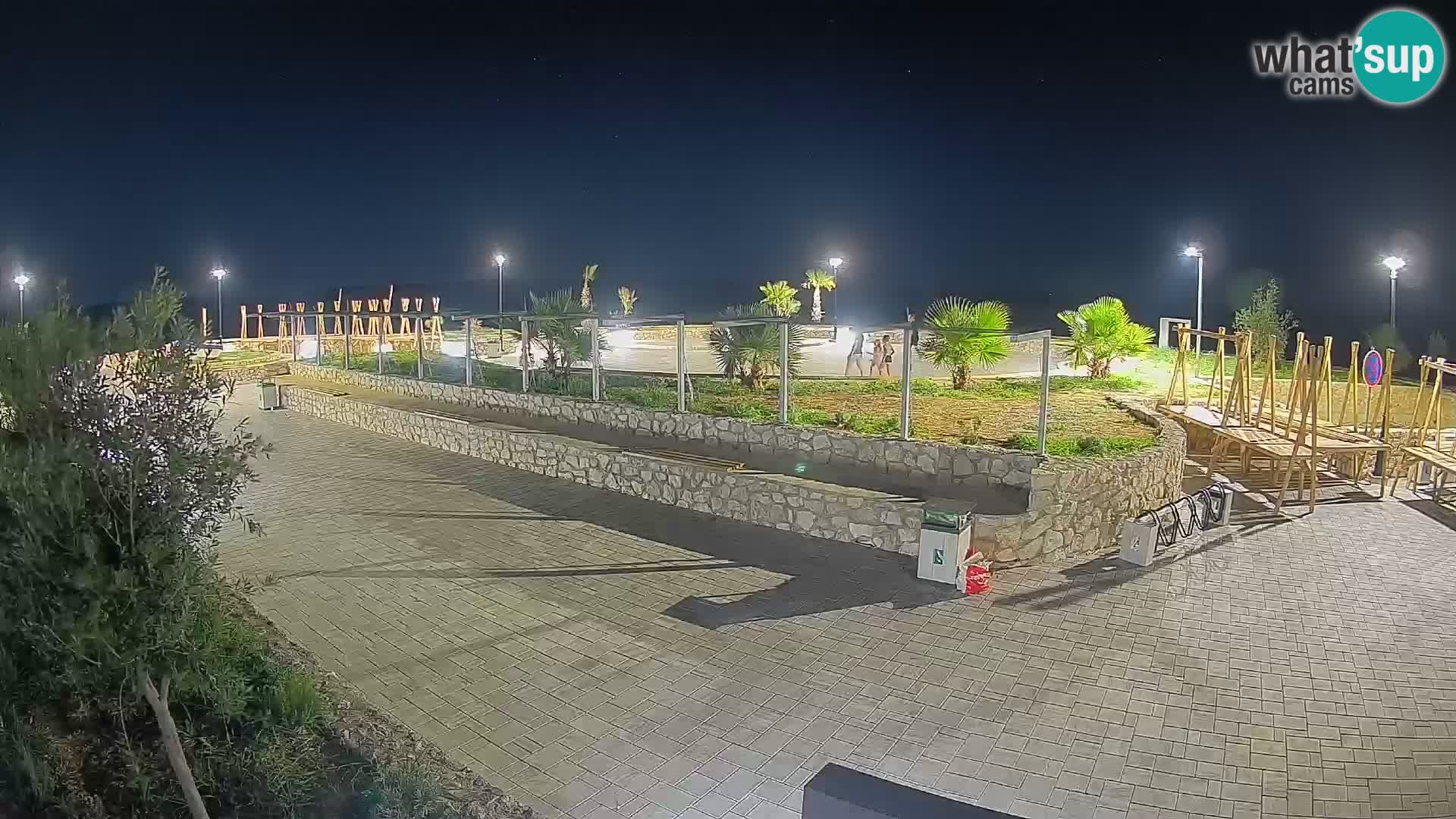 Webcam Mandre – Scène estivale Velika điga | Île de Pag