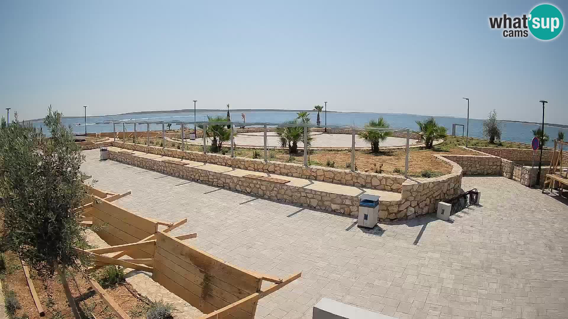 Webcam Mandre – Scène estivale Velika điga | Île de Pag