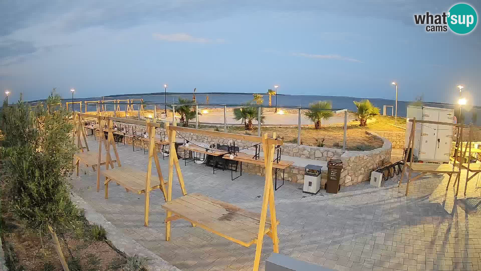 Webcam Mandre – Palco estivo Velika điga | Isola di Pag