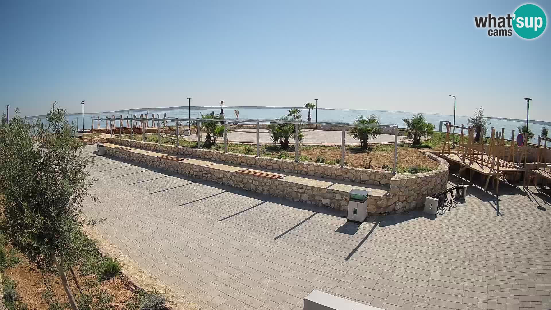 Webcam Mandre – Escenario de verano Velika điga | Isla de Pag