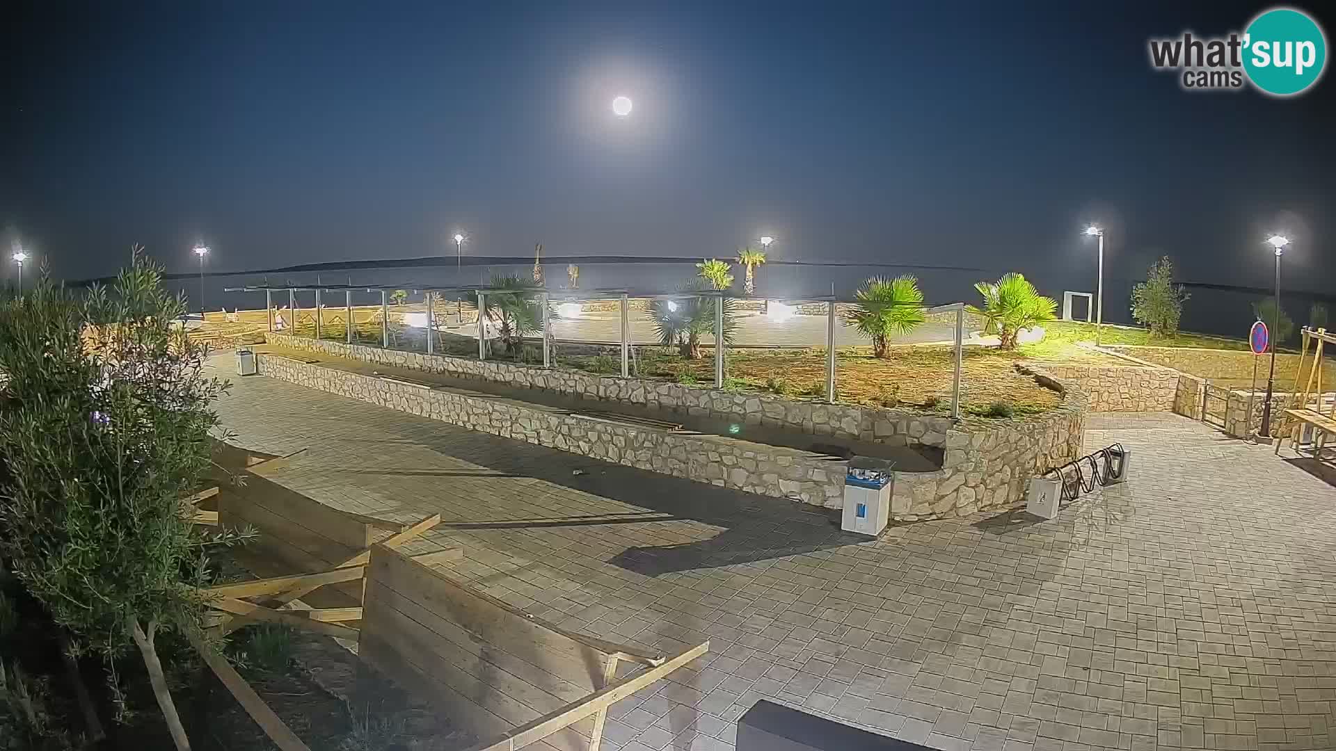Webcam Mandre – Escenario de verano Velika điga | Isla de Pag