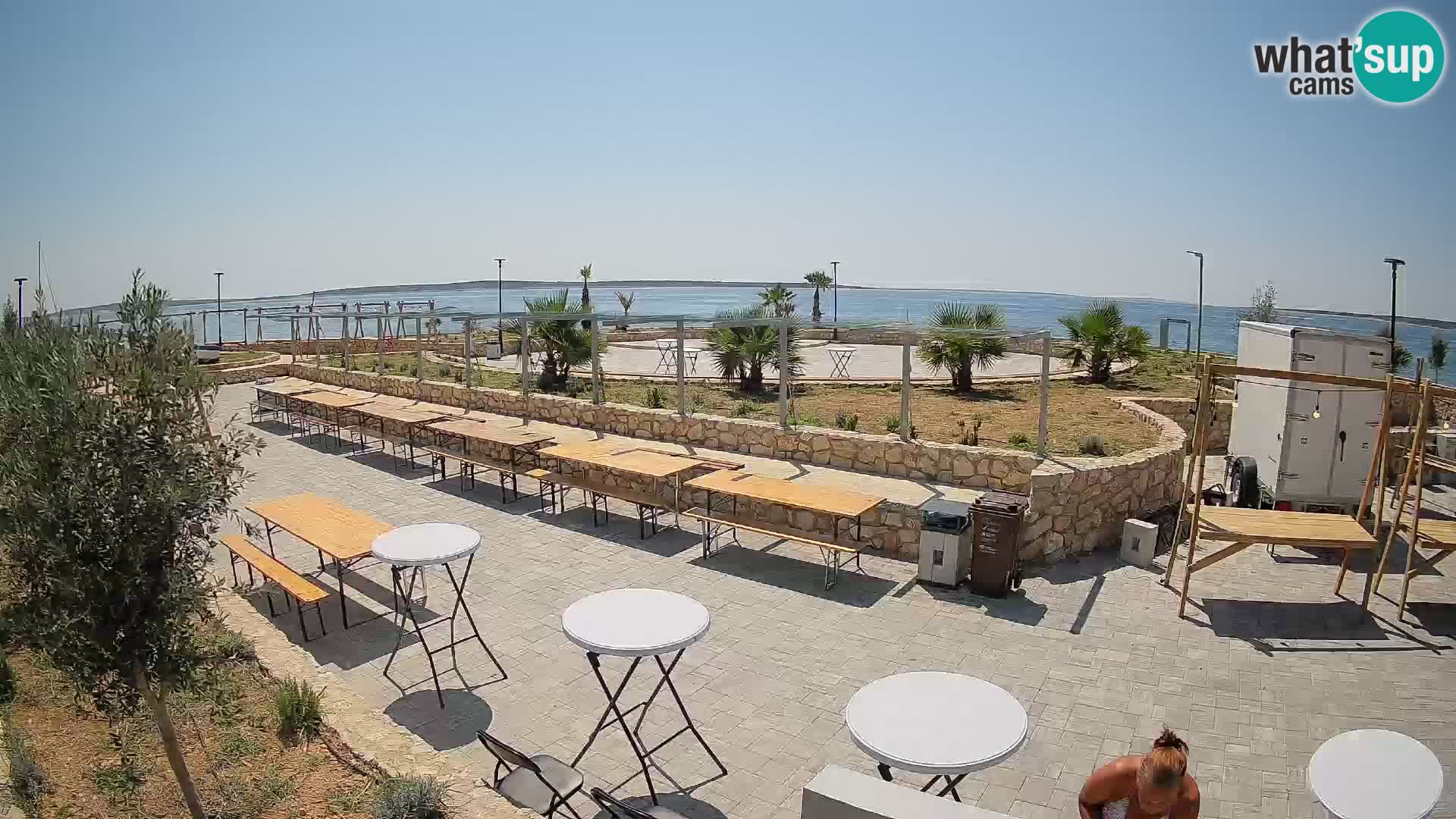 Webcam Mandre – Scène estivale Velika điga | Île de Pag