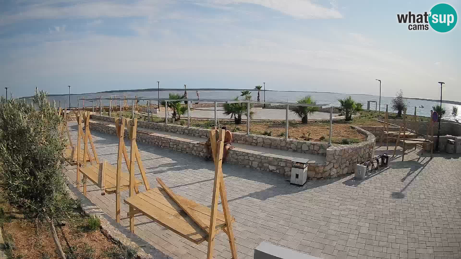 Webcam Mandre – Escenario de verano Velika điga | Isla de Pag