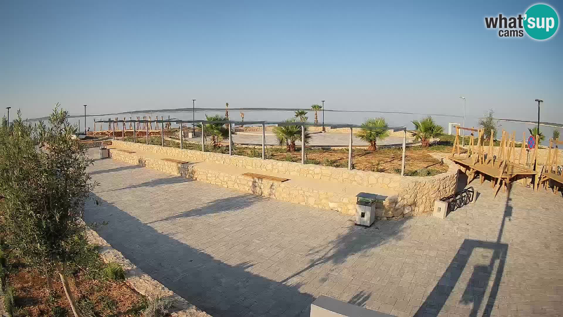 Webcam Mandre – Scène estivale Velika điga | Île de Pag