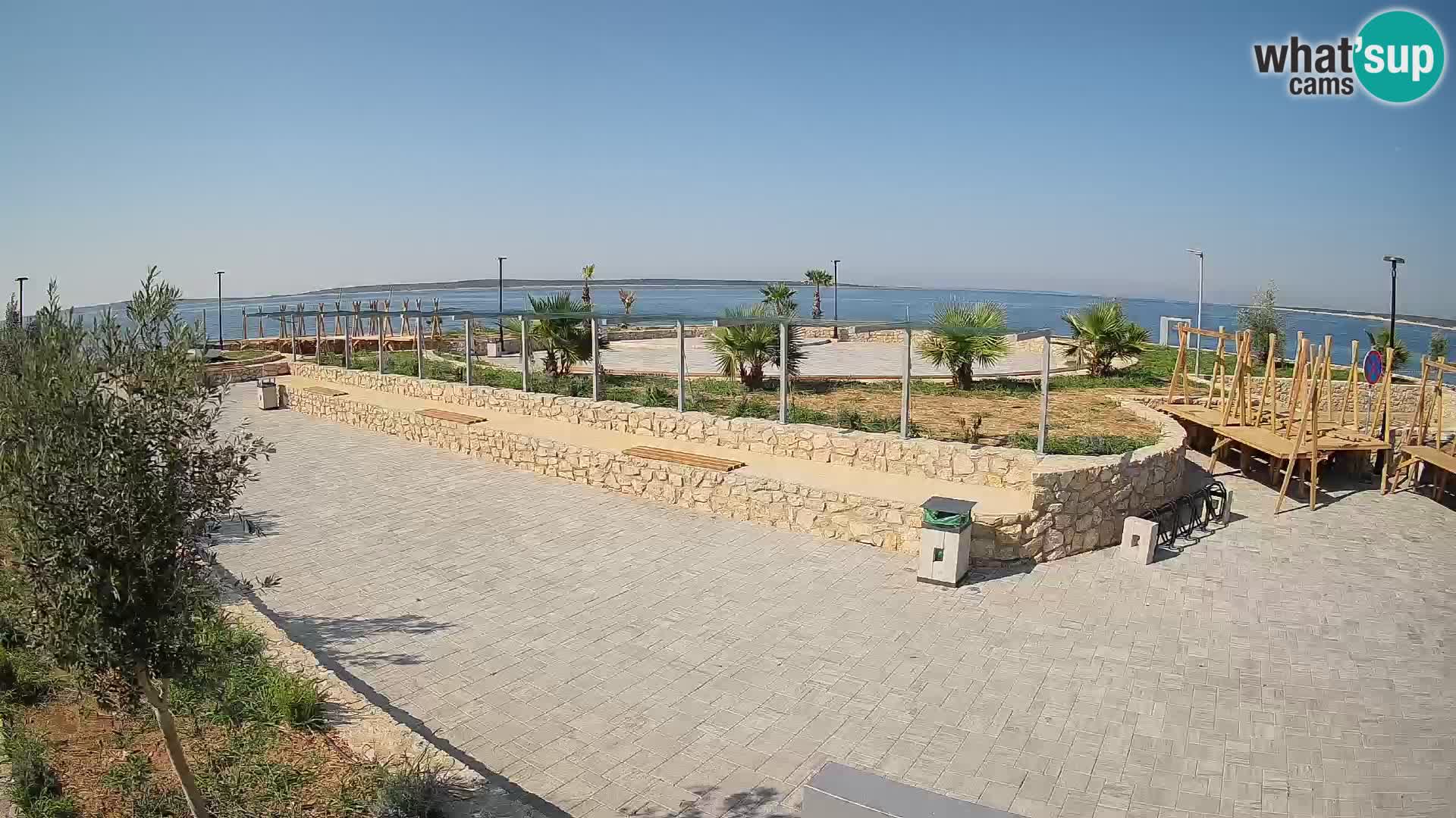 Mandre Summer Stage Webcam – Velika điga | Pag Island