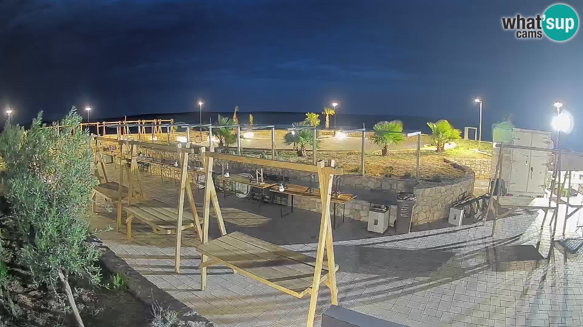 Mandre Summer Stage Webcam – Velika điga | Pag Island