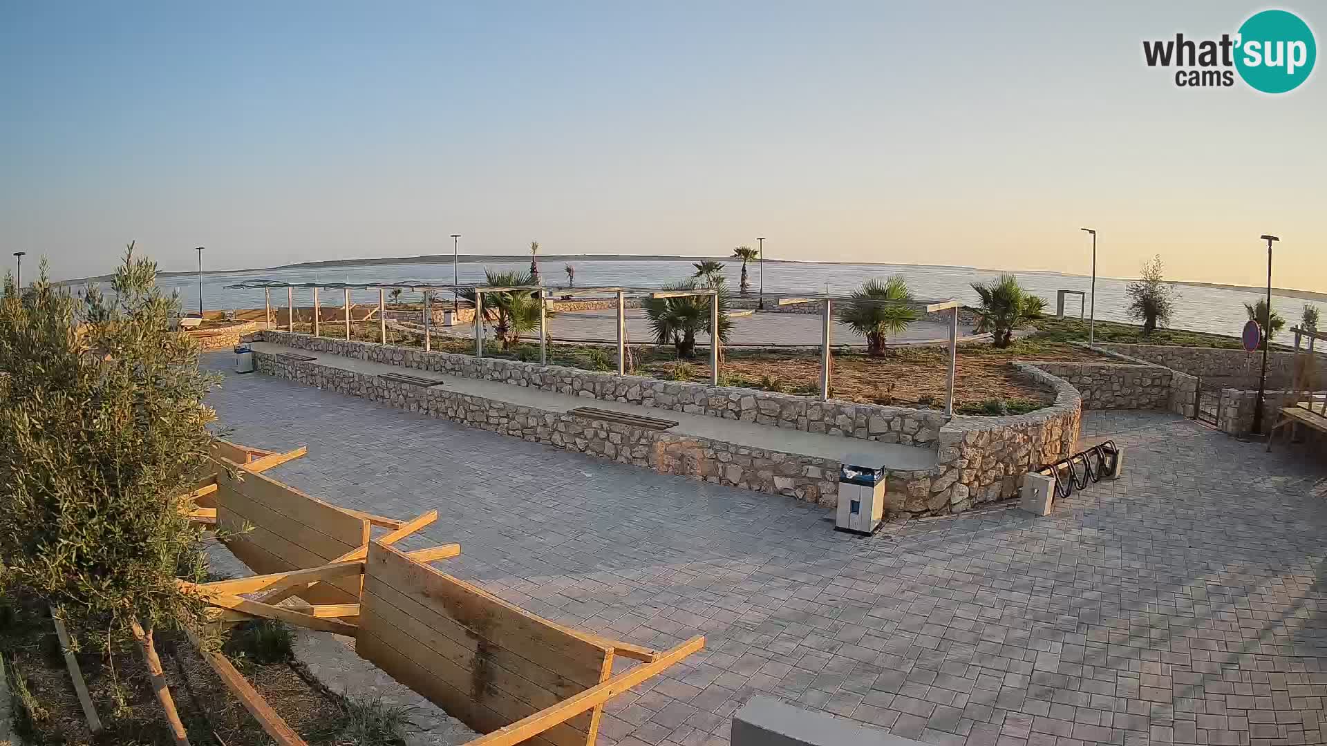 Webcam Mandre – Scène estivale Velika điga | Île de Pag