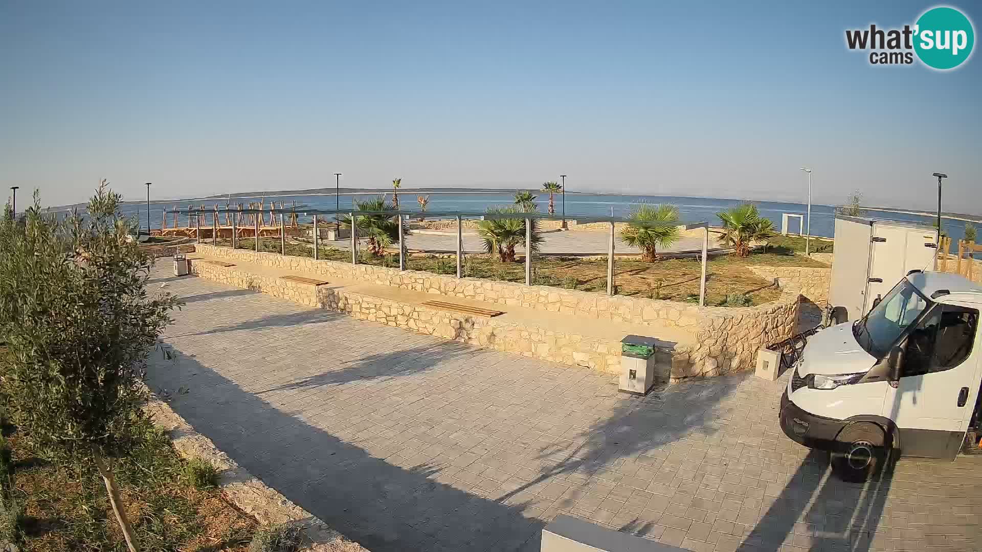 Webcam Mandre – Scène estivale Velika điga | Île de Pag