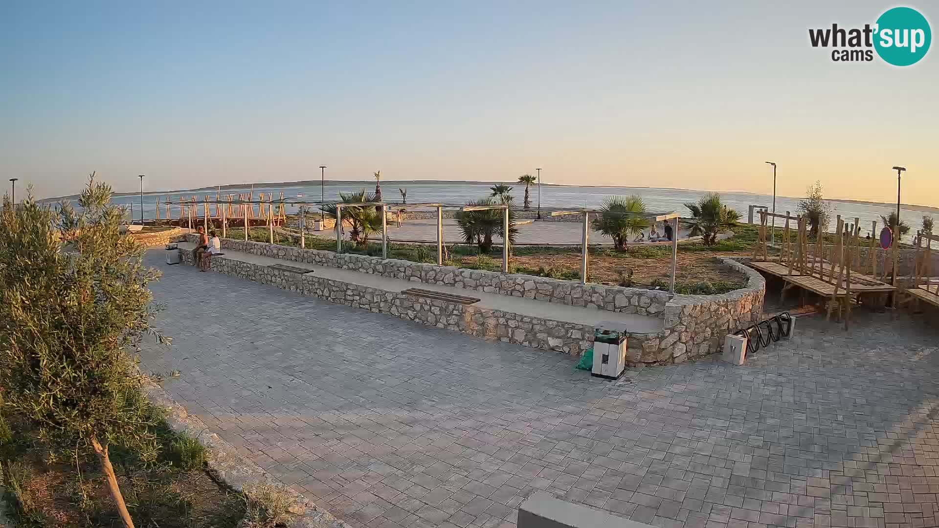 Webcam Mandre – Scène estivale Velika điga | Île de Pag