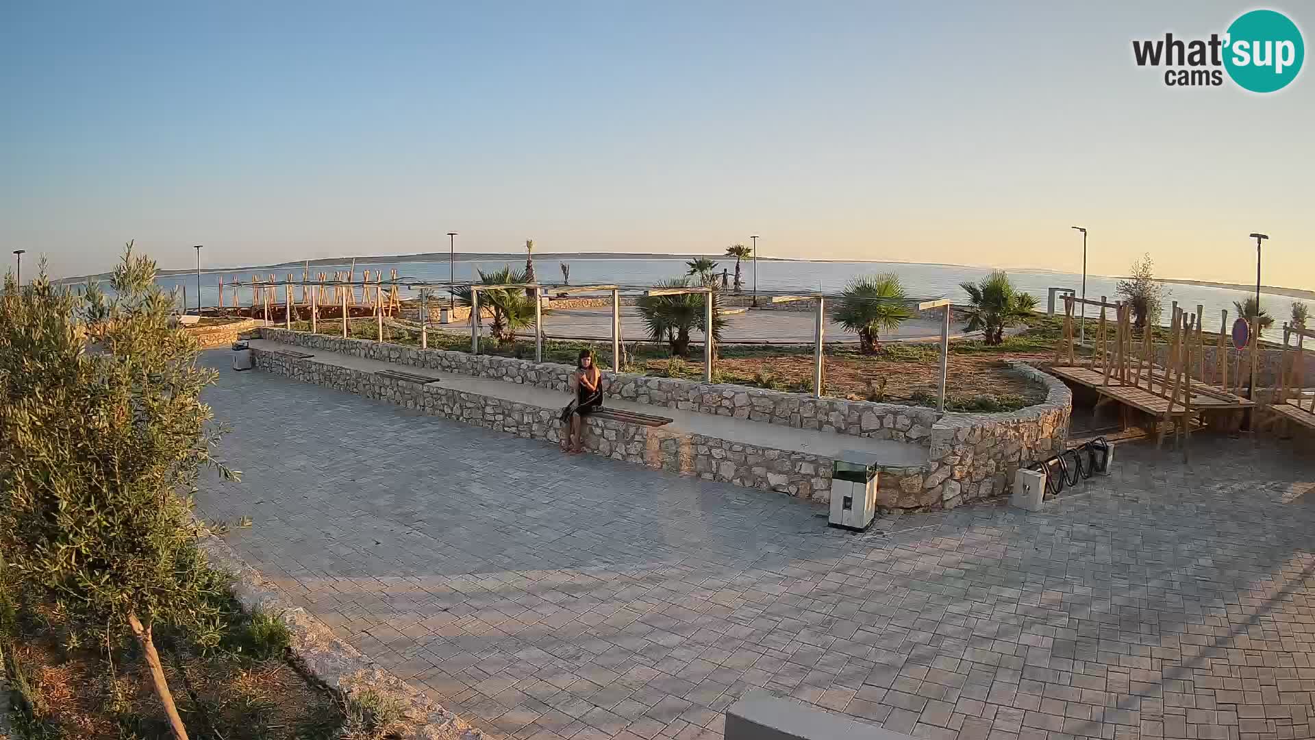 Webcam Mandre – Scène estivale Velika điga | Île de Pag