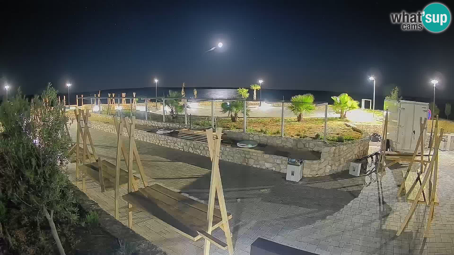 Mandre Summer Stage Webcam – Velika điga | Pag Island