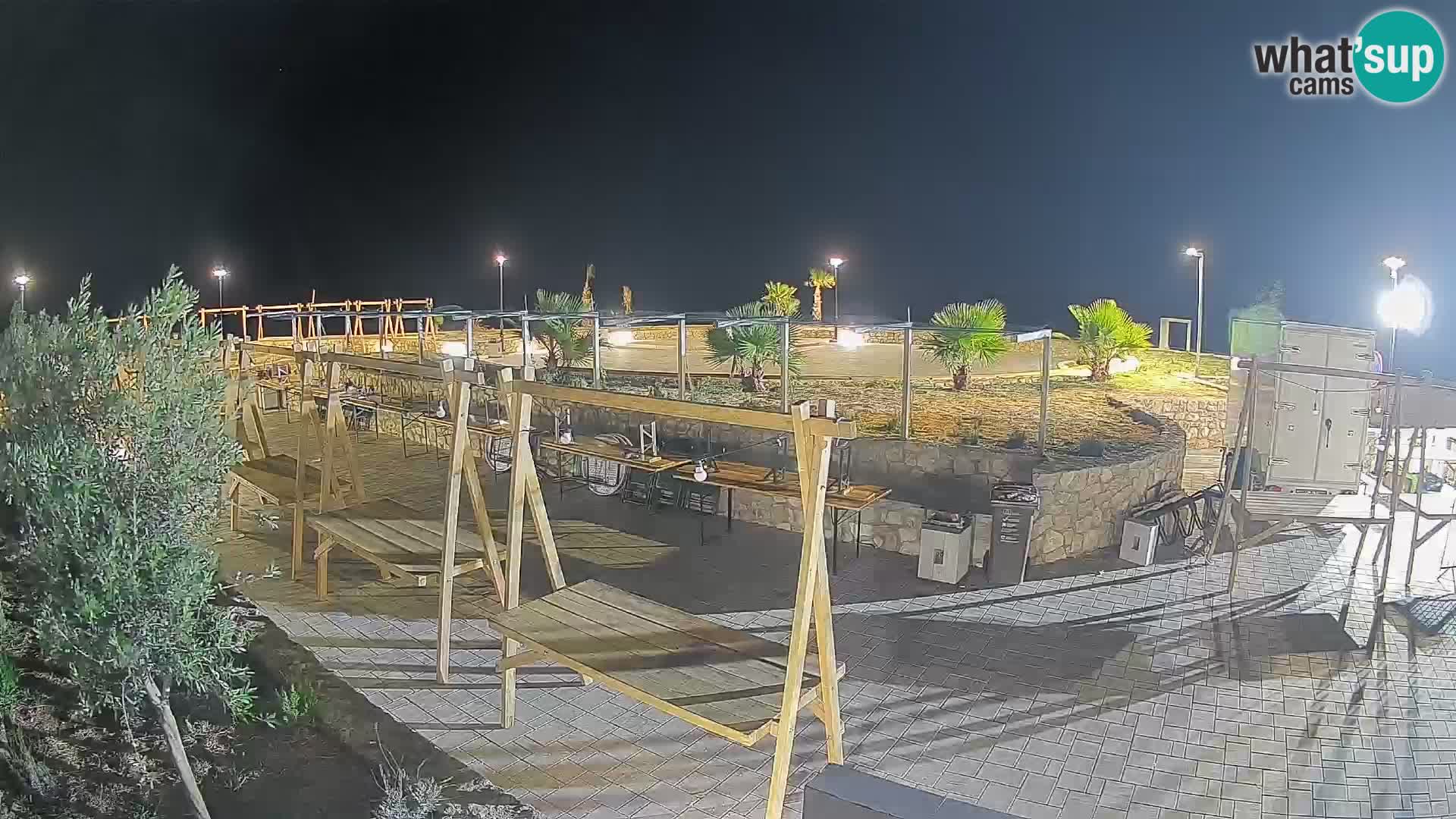 Webcam Mandre – Escenario de verano Velika điga | Isla de Pag