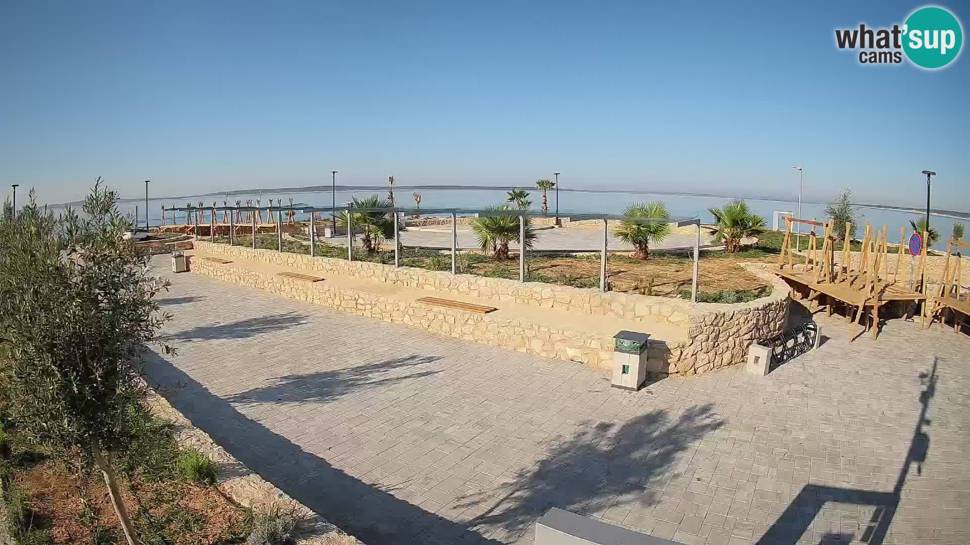 Mandre Summer Stage Webcam – Velika điga | Pag Island