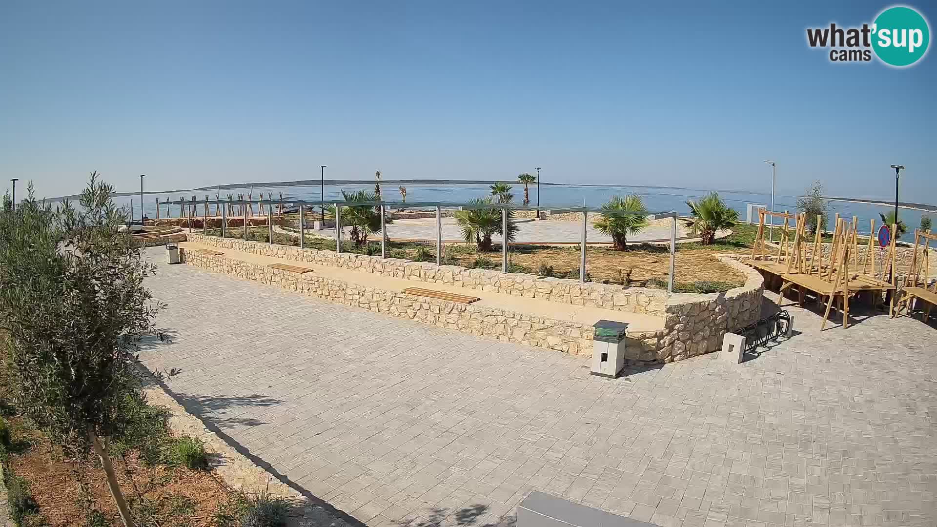 Webcam Mandre – Scène estivale Velika điga | Île de Pag