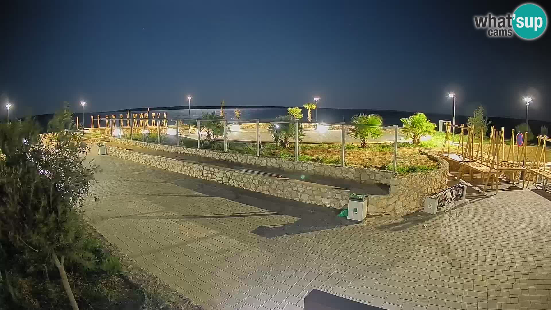 Webcam Mandre – Scène estivale Velika điga | Île de Pag
