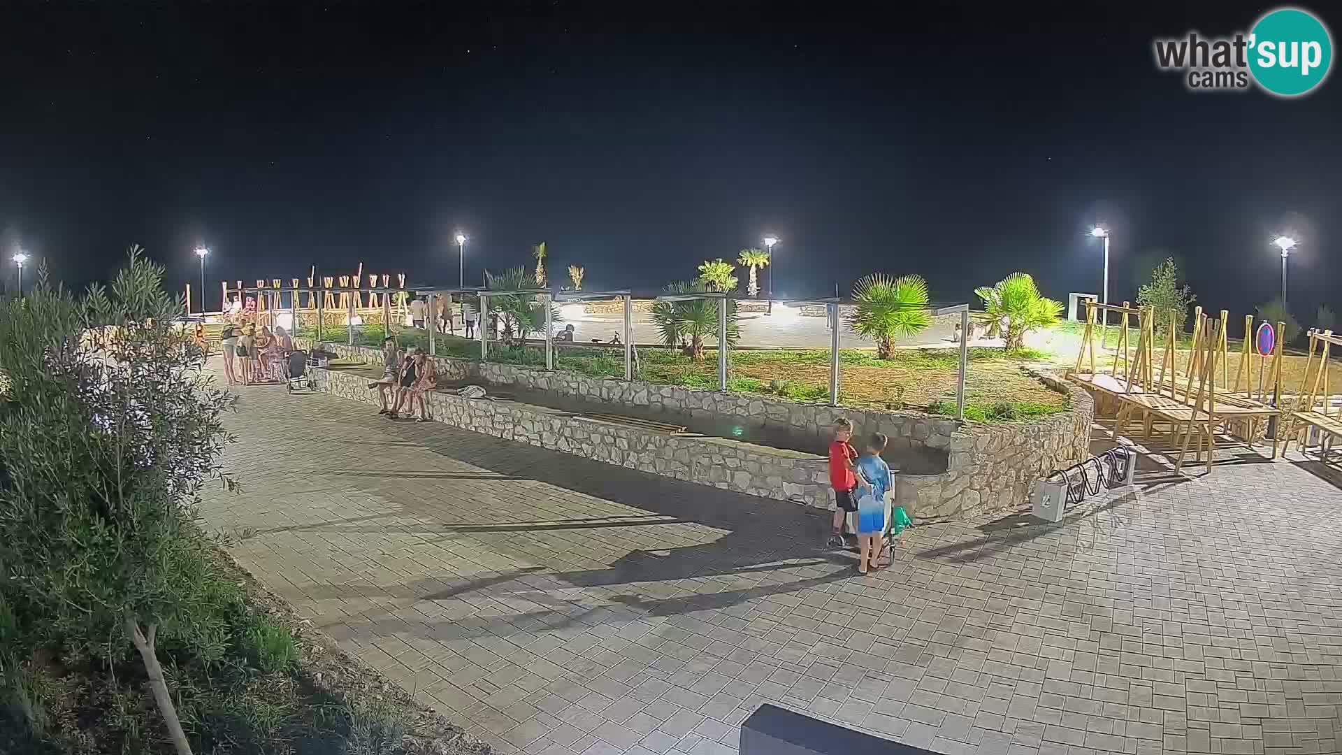 Mandre Summer Stage Webcam – Velika điga | Pag Island