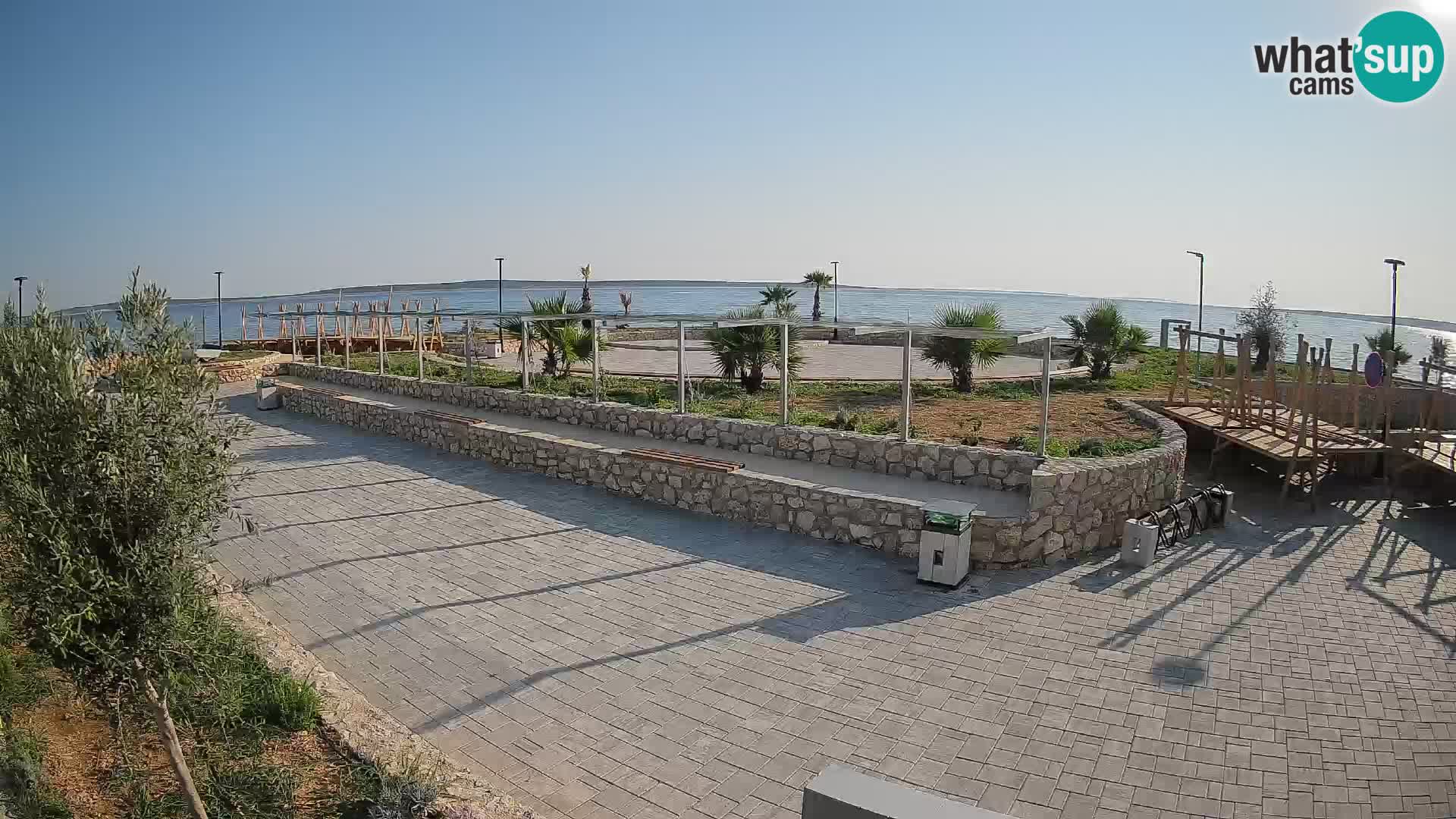 Webcam Mandre – Scène estivale Velika điga | Île de Pag