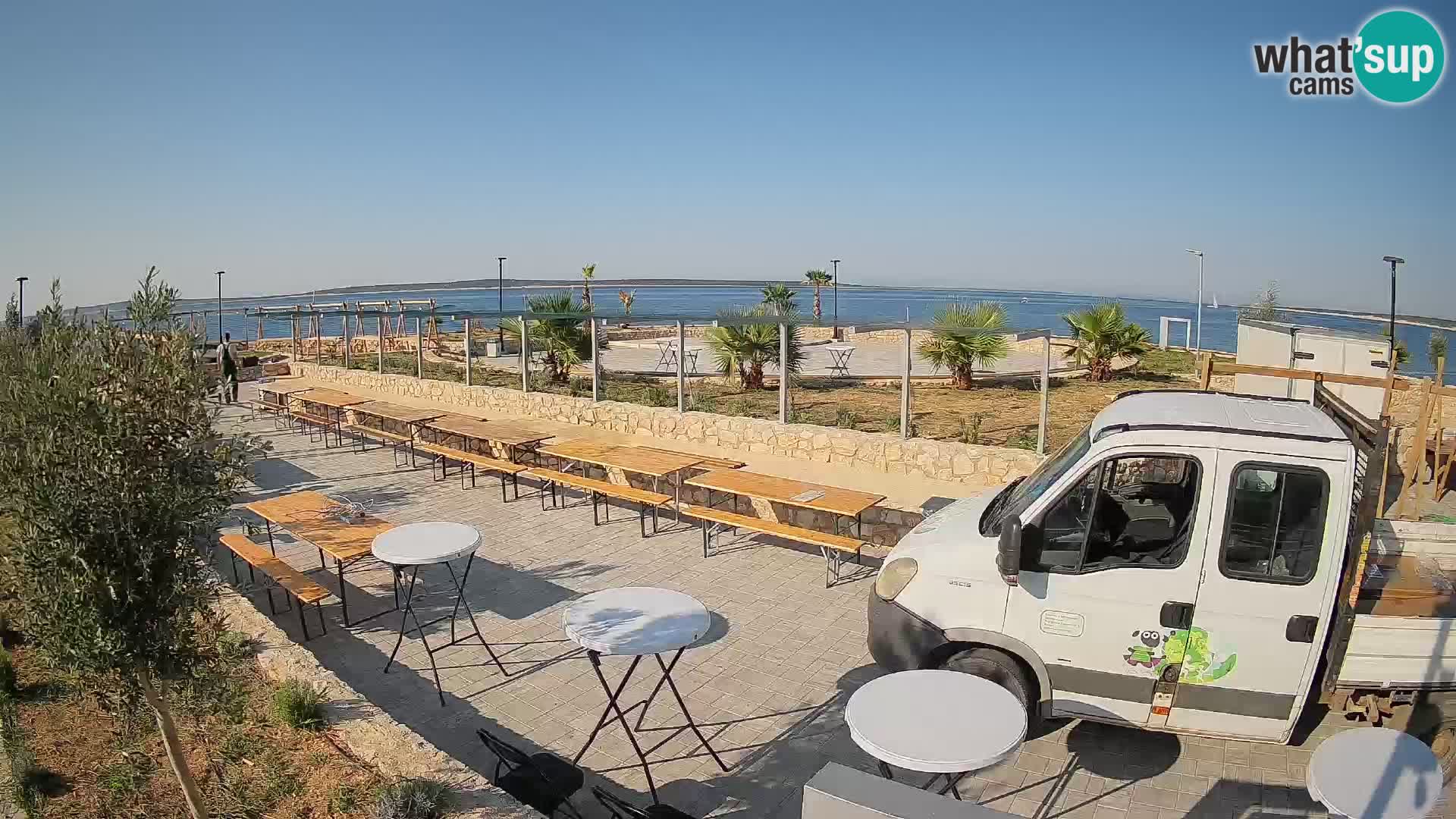 Mandre Summer Stage Webcam – Velika điga | Pag Island