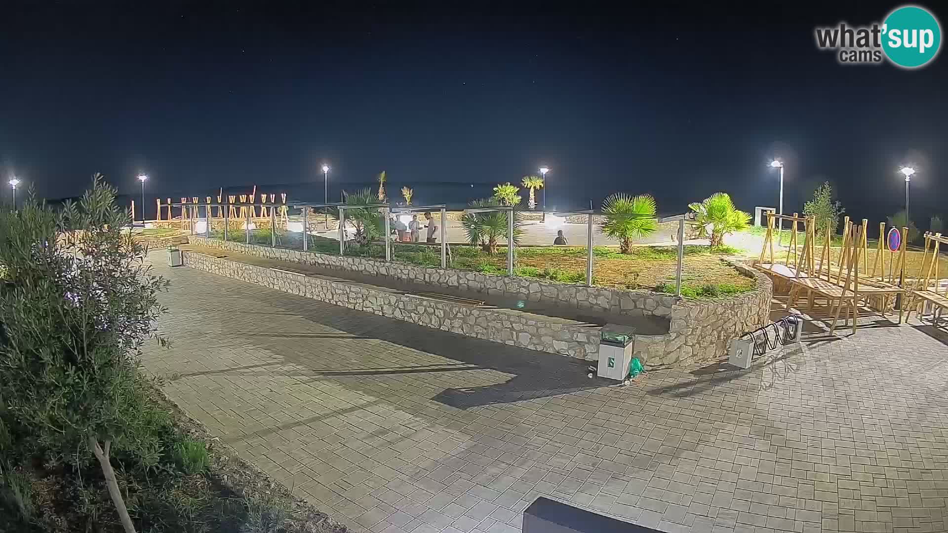 Webcam Mandre – Scène estivale Velika điga | Île de Pag