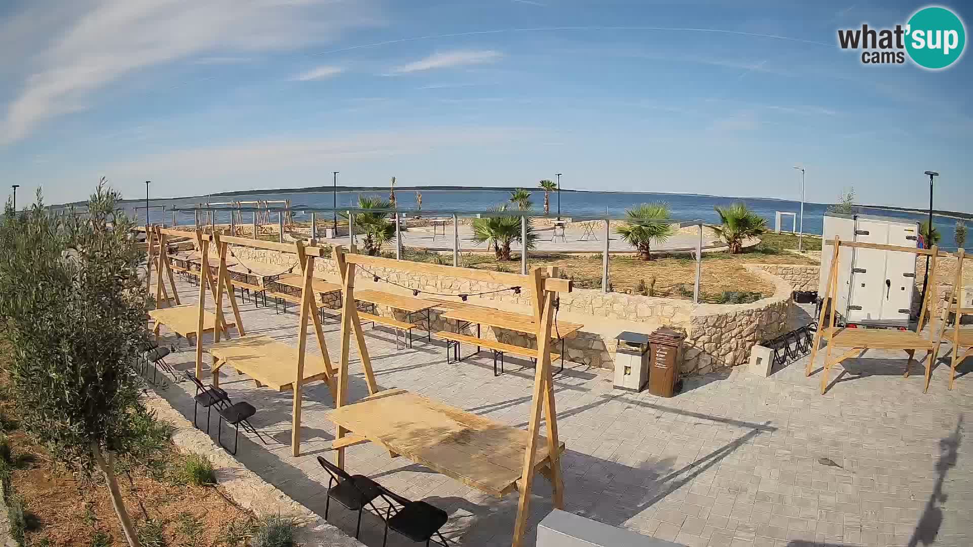 Webcam Mandre – Palco estivo Velika điga | Isola di Pag