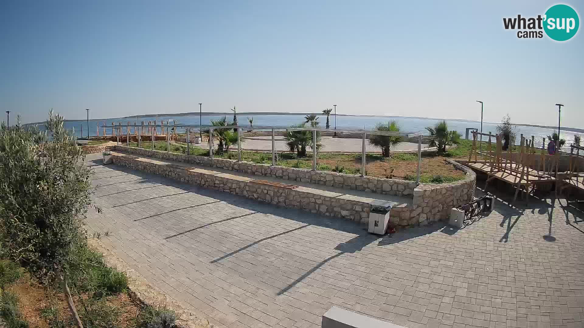 Mandre Summer Stage Webcam – Velika điga | Pag Island