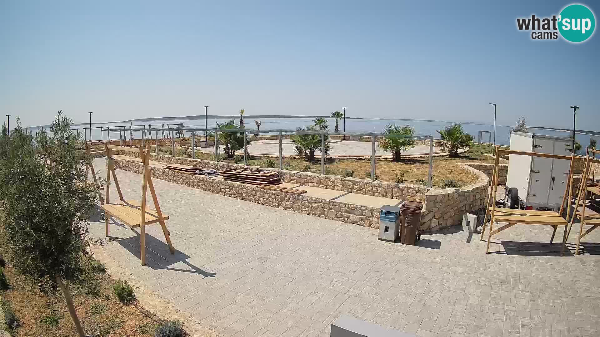 Mandre Summer Stage Webcam – Velika điga | Pag Island