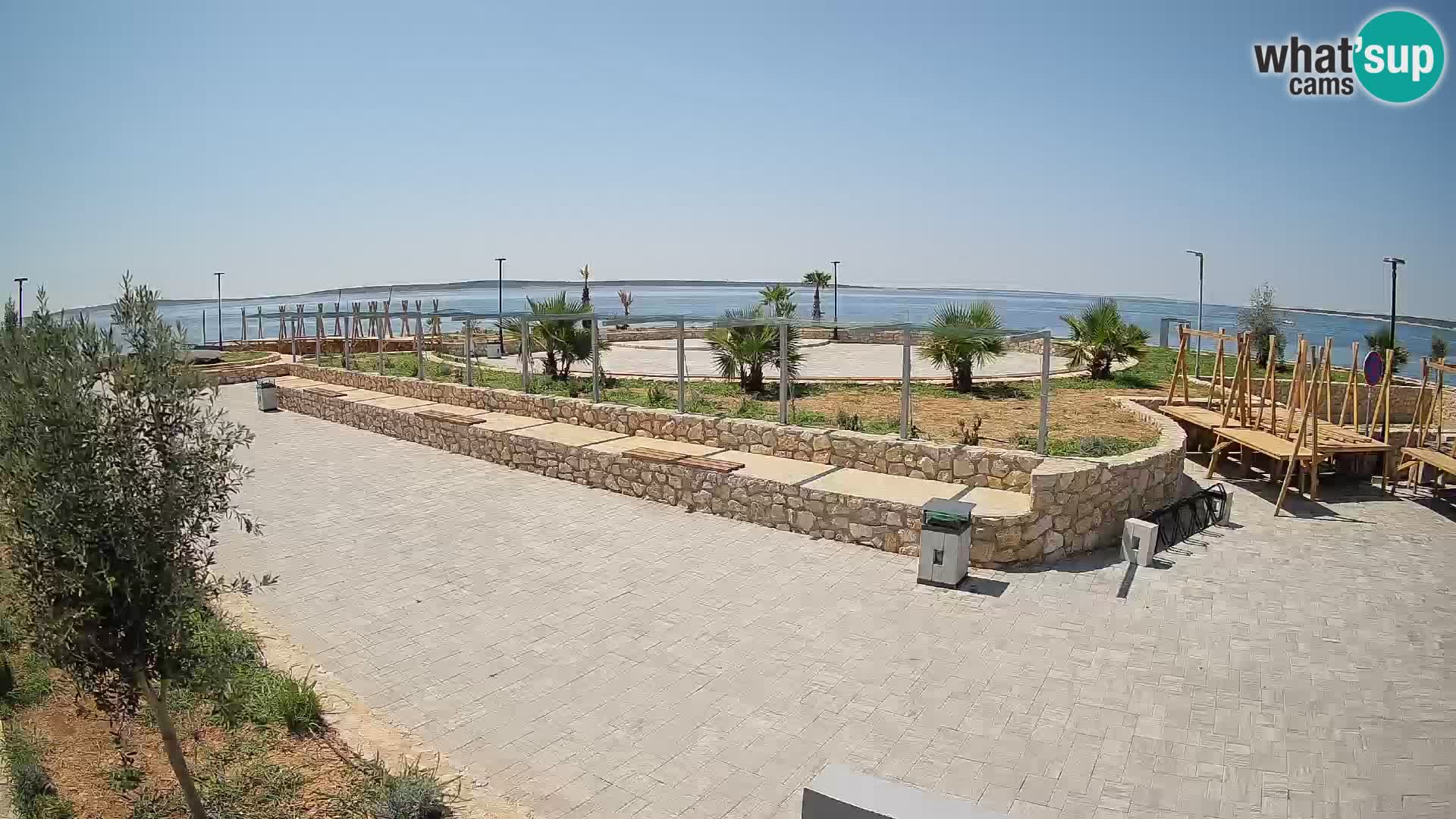 Webcam Mandre – Palco estivo Velika điga | Isola di Pag