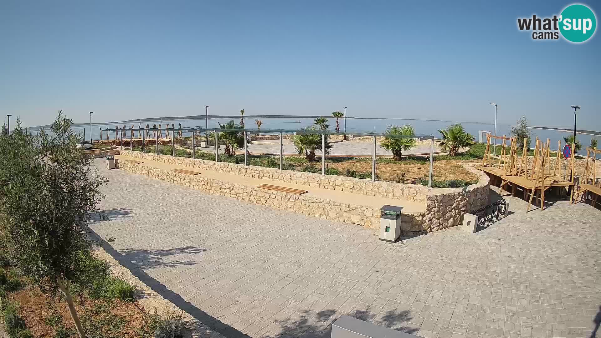 Webcam Mandre – Scène estivale Velika điga | Île de Pag