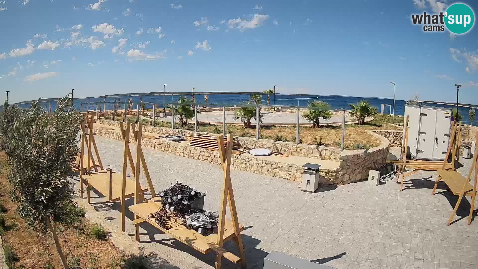 Mandre Sommerbühne Webcam – Velika điga | Insel Pag