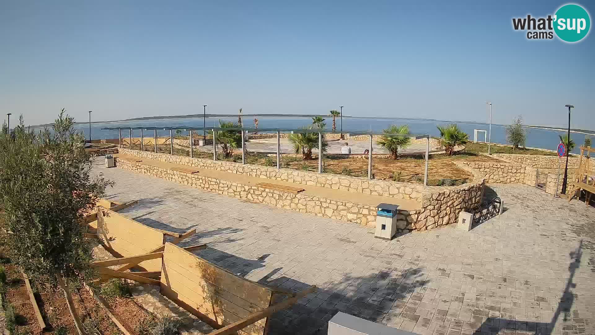 Webcam Mandre – Scène estivale Velika điga | Île de Pag