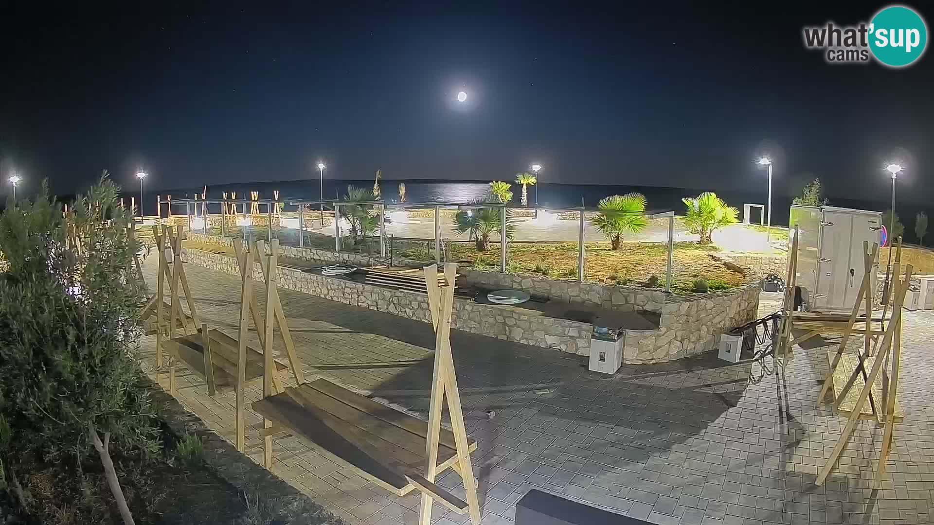 Webcam Mandre – Palco estivo Velika điga | Isola di Pag