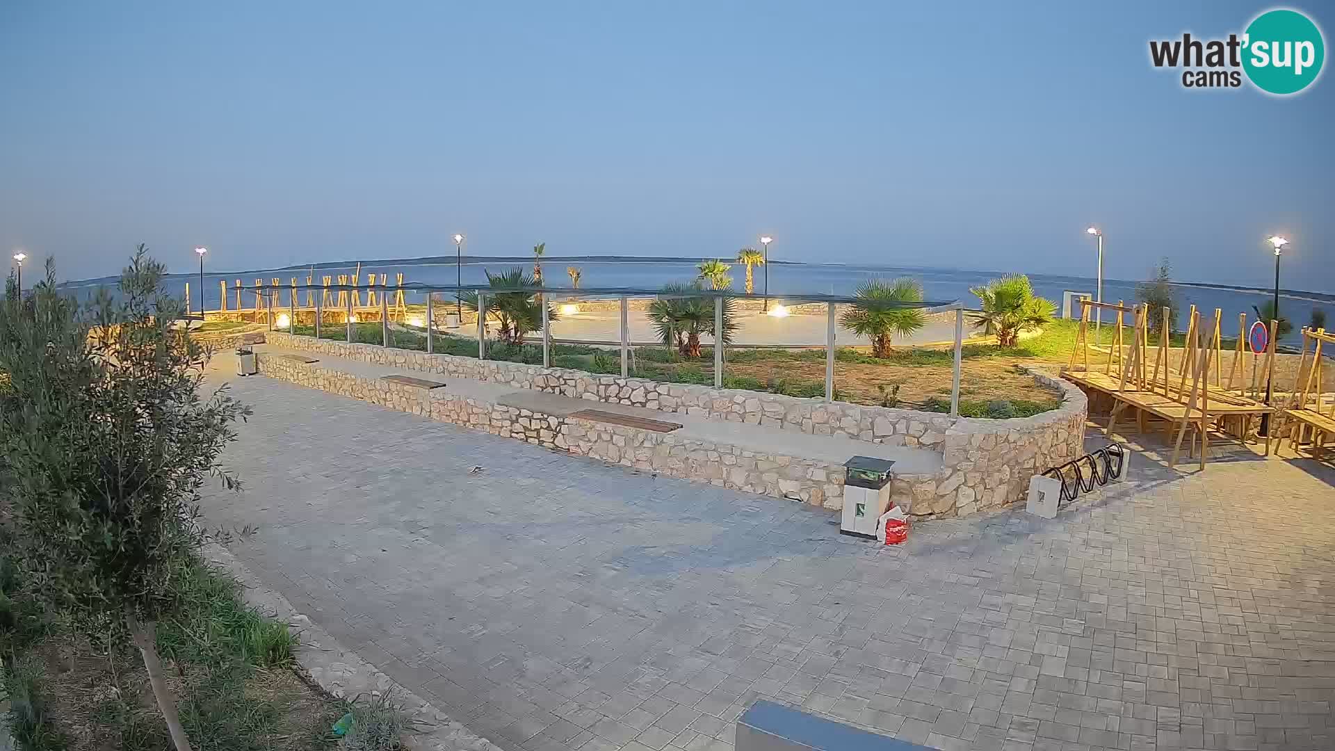 Webcam Mandre – Palco estivo Velika điga | Isola di Pag
