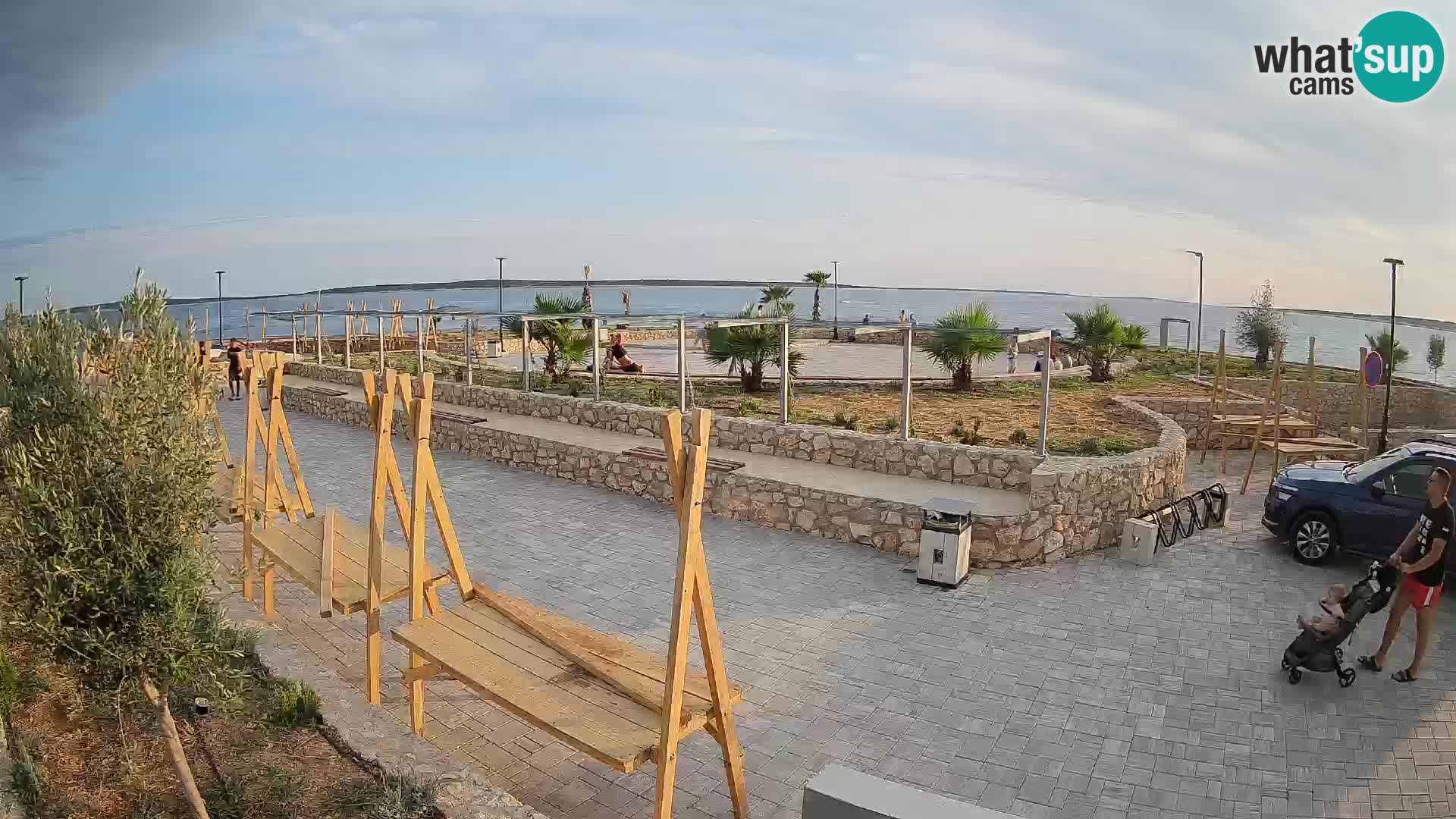 Webcam Mandre – Palco estivo Velika điga | Isola di Pag