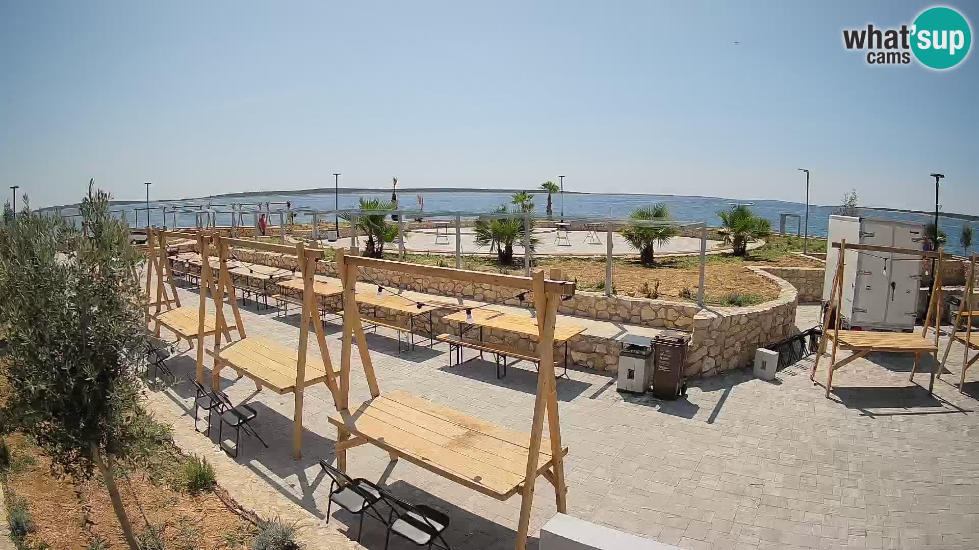 Webcam Mandre – Palco estivo Velika điga | Isola di Pag