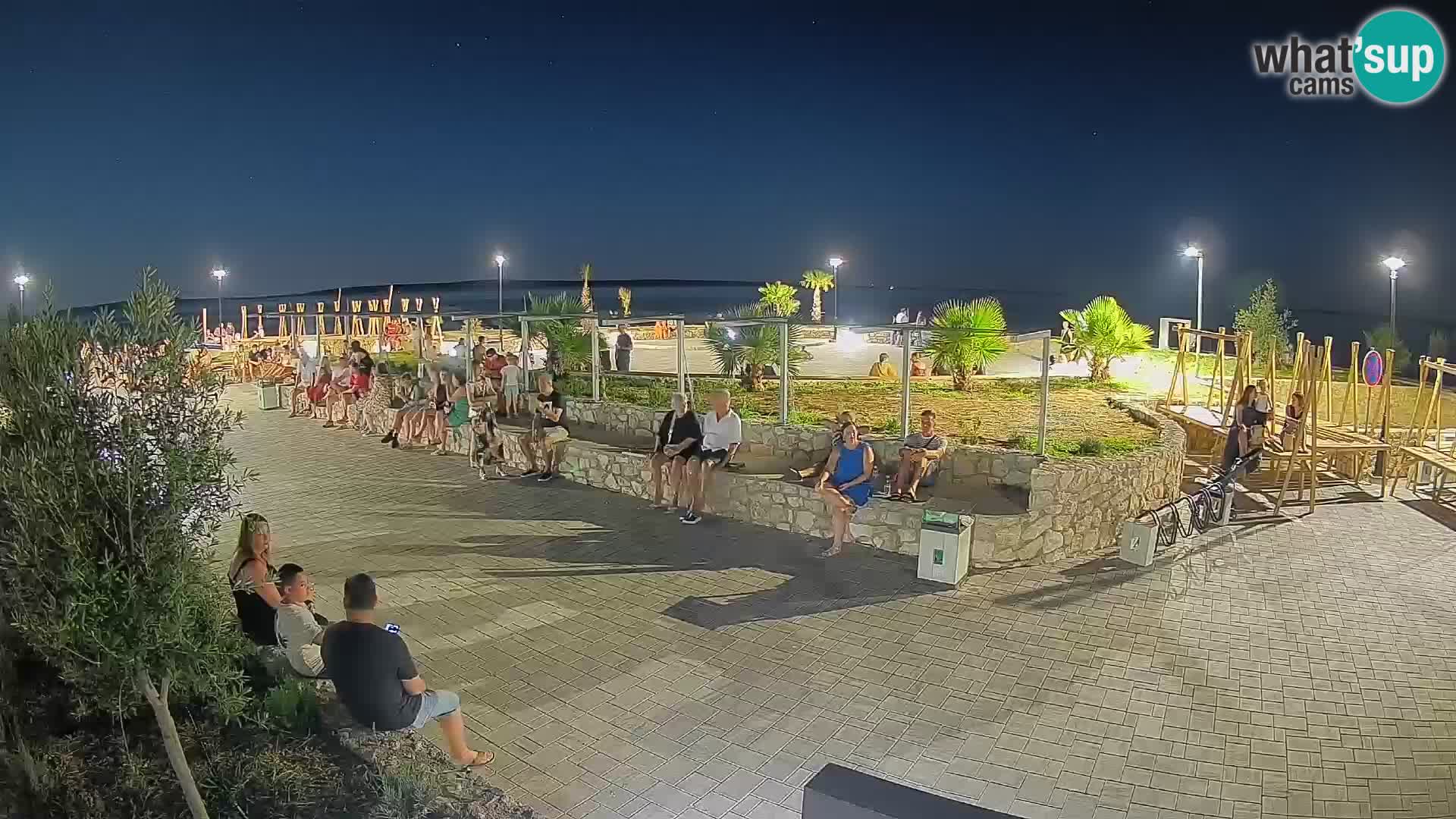 Webcam Mandre – Escenario de verano Velika điga | Isla de Pag