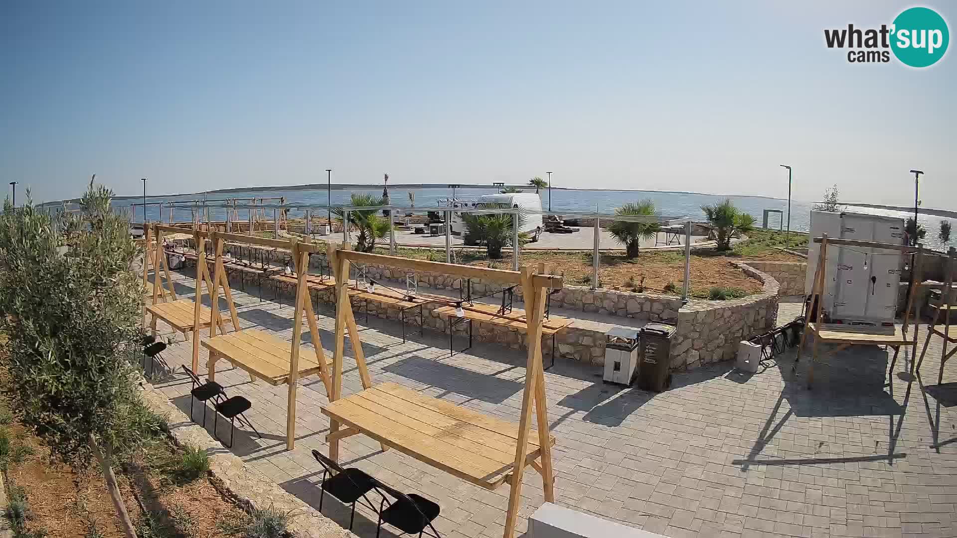 Webcam Mandre – Palco estivo Velika điga | Isola di Pag