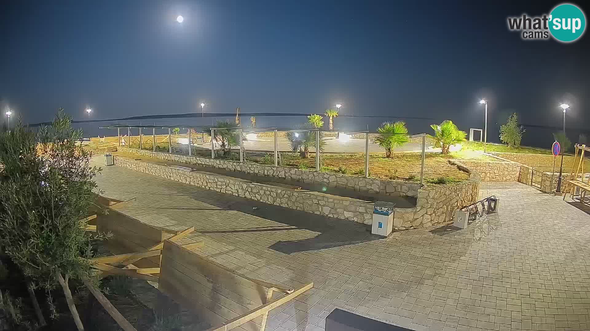 Mandre Summer Stage Webcam – Velika điga | Pag Island