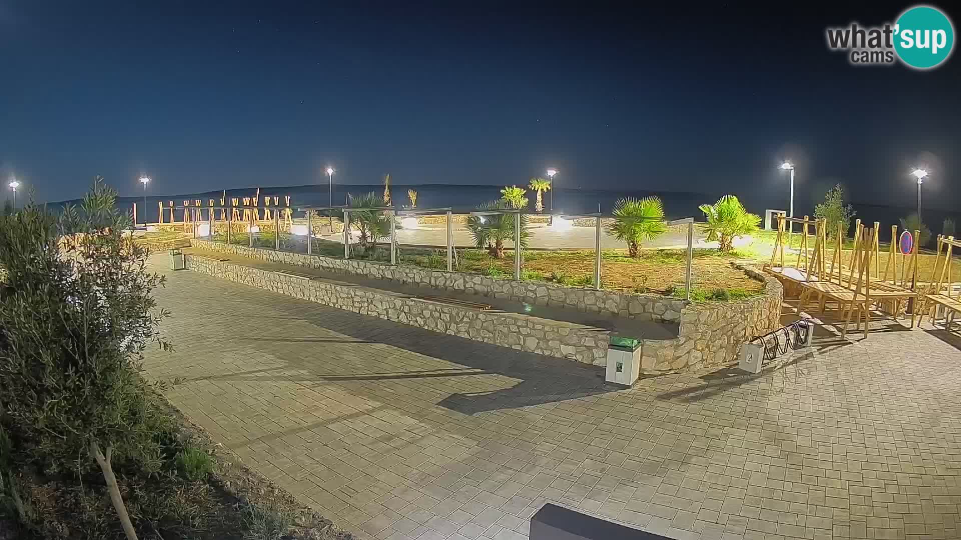 Webcam Mandre – Scène estivale Velika điga | Île de Pag