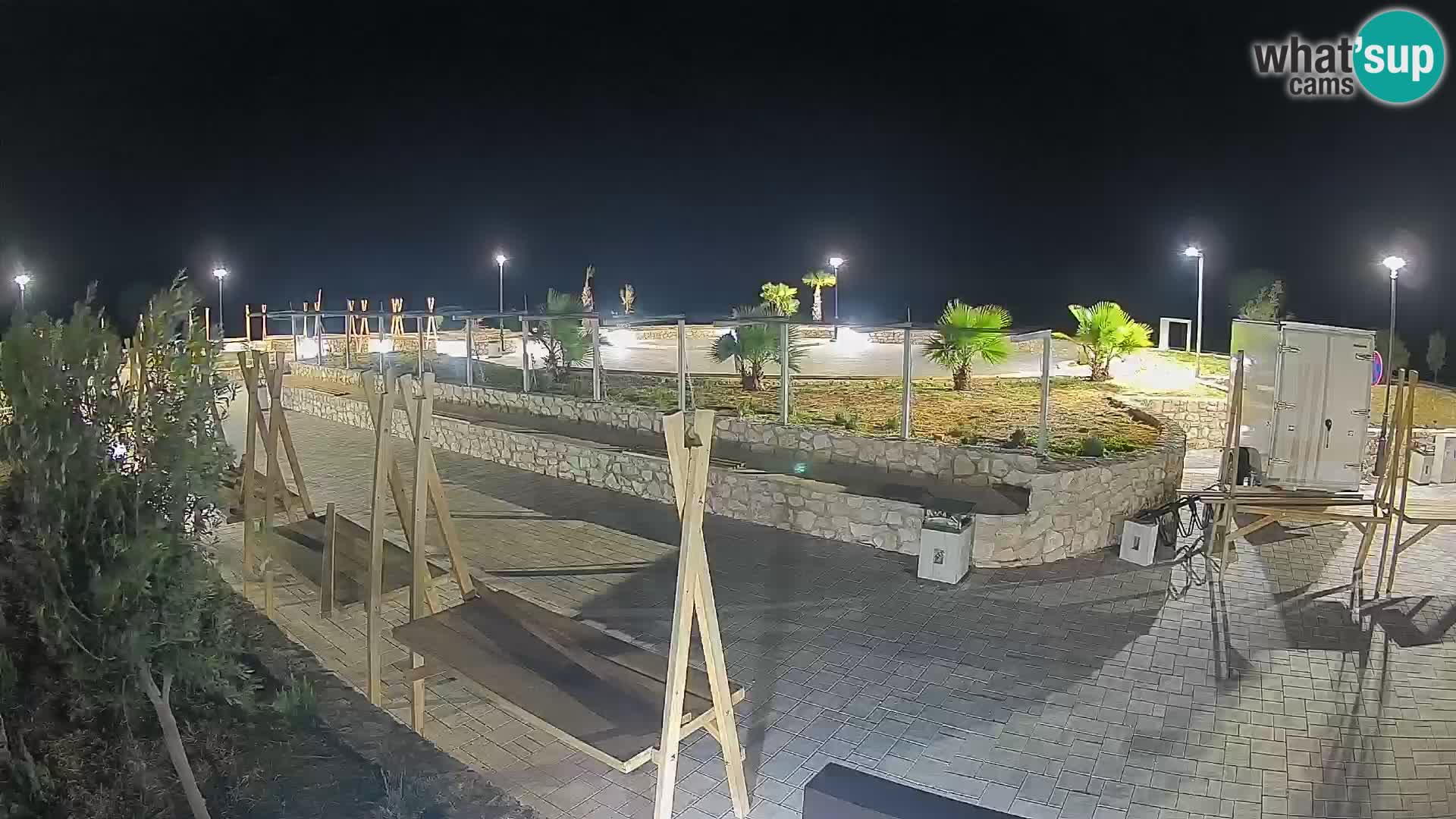 Mandre Summer Stage Webcam – Velika điga | Pag Island